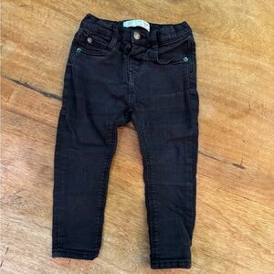 Zara Kids Black Denim Skinny Jeans